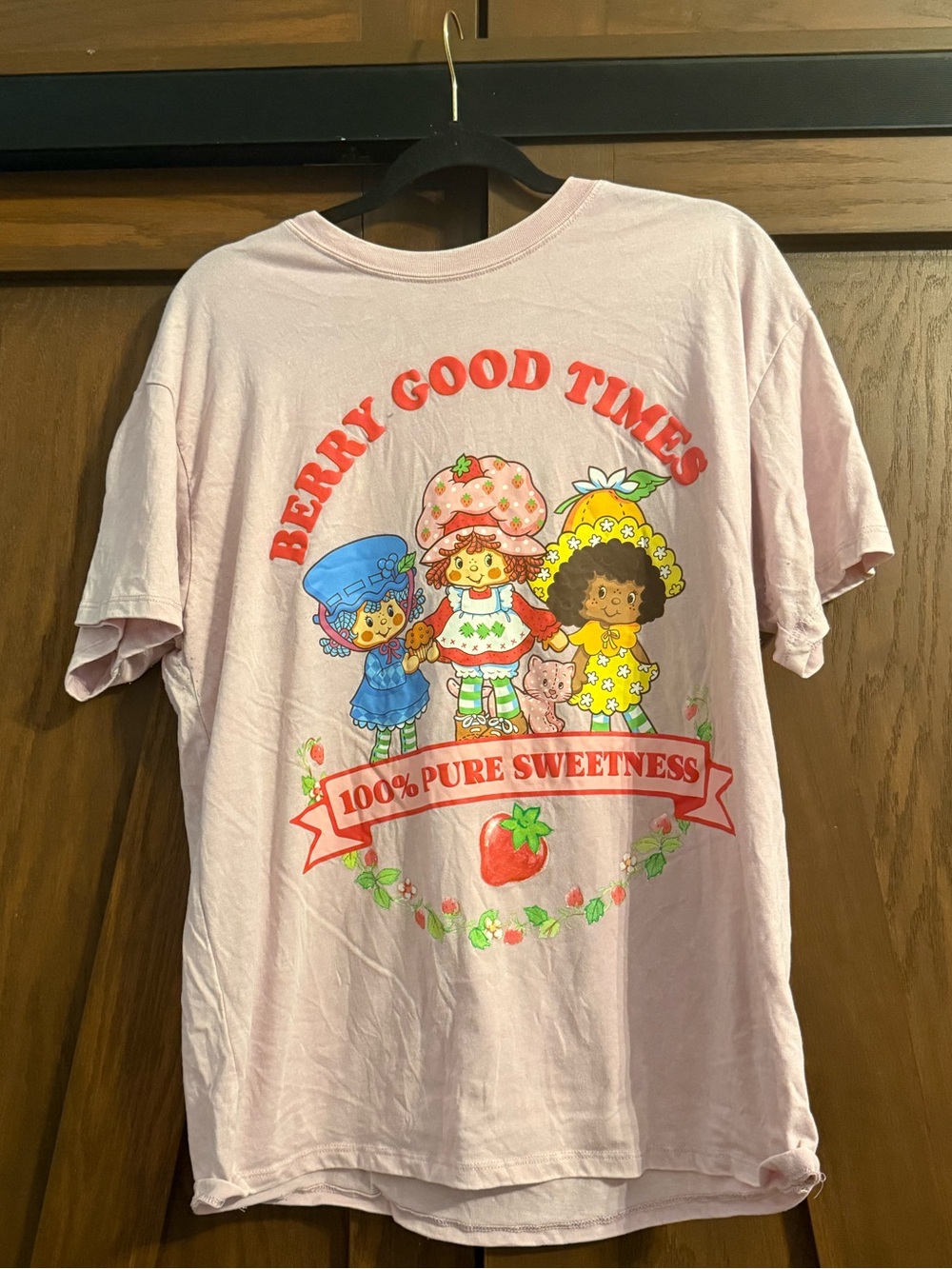 Women's Strawberry Shortcake‎ Adult Graphic T-Shirt Sz L